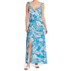 Maaji Blue Tropical Maxi Dress